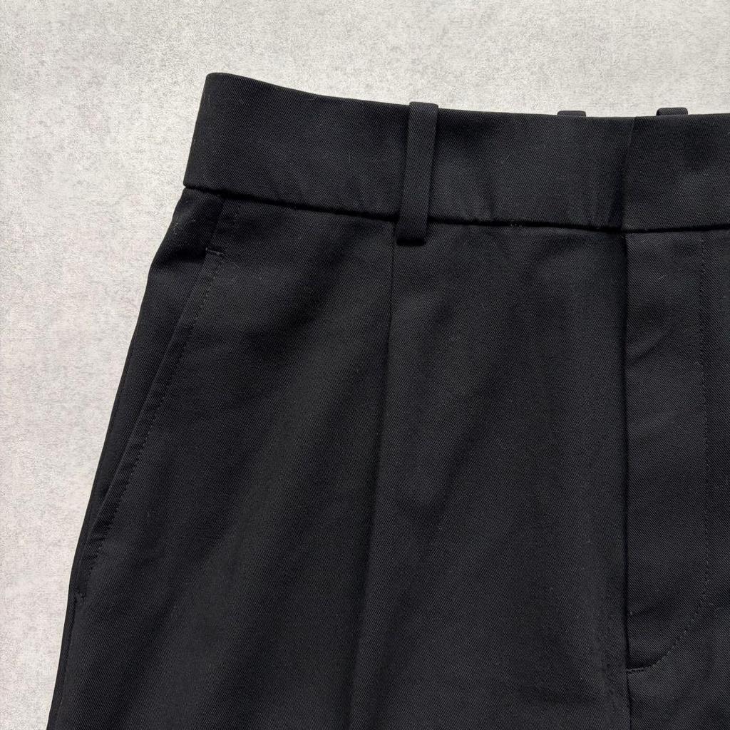 Used a544 Uniqlo Tuck Wide Pants Black M Slacks One-Tuck Black