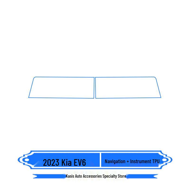 2023 Kia EV6 Interior Film - Navigation Screen, Gear Shift, Air Conditioning, Center Console Protection & Decoration Stickers
