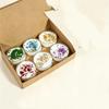 Dried Flower and Glitter Scented Candles: Colorful Handcrafted Botanical Scented Bedroom Candles