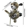 Cartoon Shaking Head Beagle Pilot Car Air Freshener Dog Pilot Car Air Freshener Rotating Propeller Outlet Fragrance