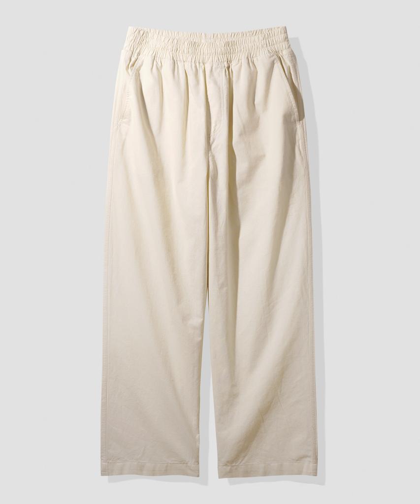 PERSTEP Cool Mix Linen-Like Straight Fit Long Pants Cream Khlp4702