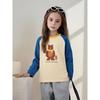 27Home Brand Children's Clothing Autumn New Collection Korean Style Raglan Sleeve Girls' Baby Long-Sleeve T-Shirt Pure Cotton Base Shirt