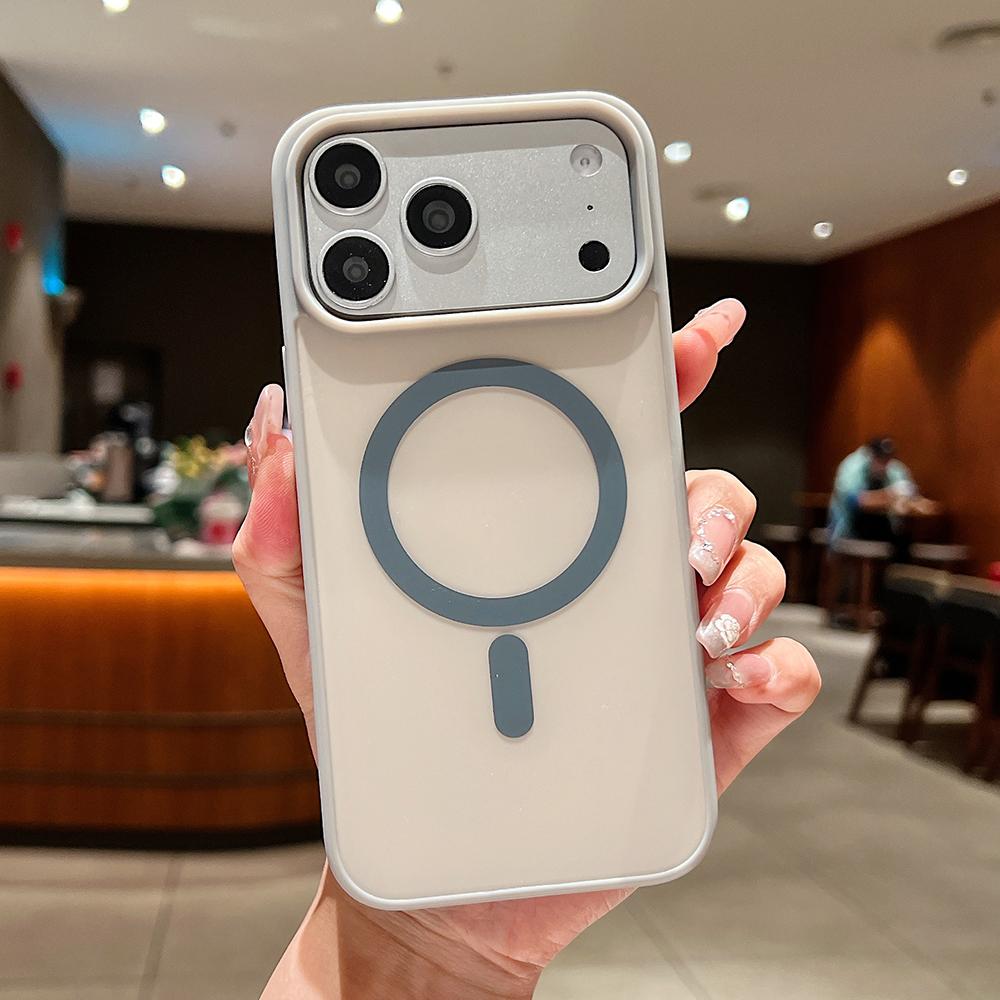 Matte For  Case For For Iphone 17 Air 16 1 14 Plus 13 12 11 Pro Max Magnetic Shockproof Hard Back Shockproof Cover