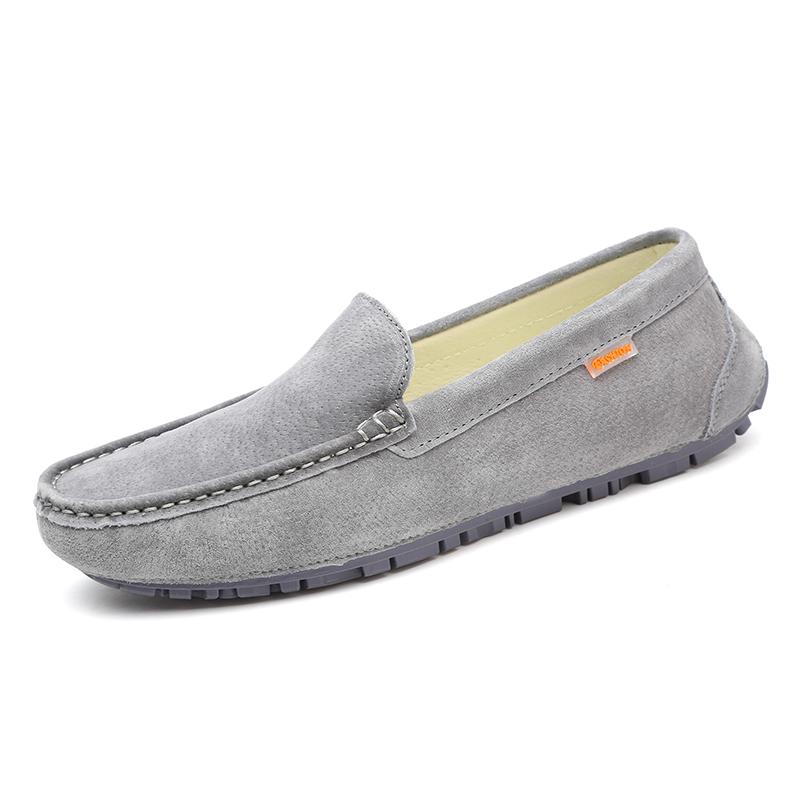 

Мода Мода Лето Мягкие Мокасины Замшевая Кожа Мужские Лоферы Ручной Работы Повседневная Кожаная Обувь Уличные Слипоны Мужские Балетки Обувь для Вождения 44