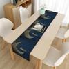 Table Flags Decorative Table Cloth Dining Moon Tablecloths Dust-proof Household Long Table Cloths