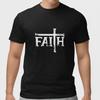 FAITH Cross Christian Graphic T Shirt Religious Inspirational Unisex Tee