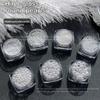 1 Scatola di Perle Stereoscopiche Mini Perle Rotonde Accessorio Decorativo per Pittura Unghie Patch Diamante per Unghie