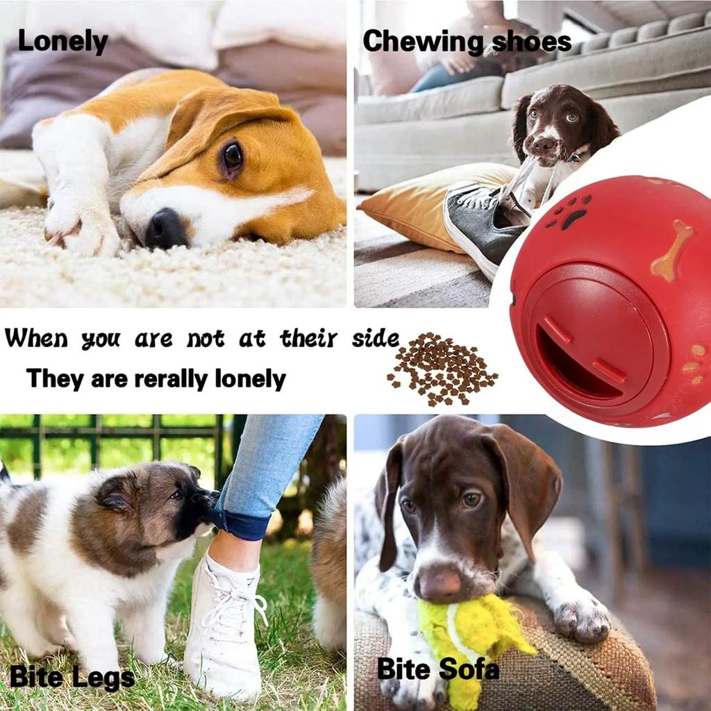 Dog Toys Ball Pet Food Treat Feeder Supplies Chew Leakage Food Ball Food Dispenser For Cats Playing Training Balls Pet Supplies