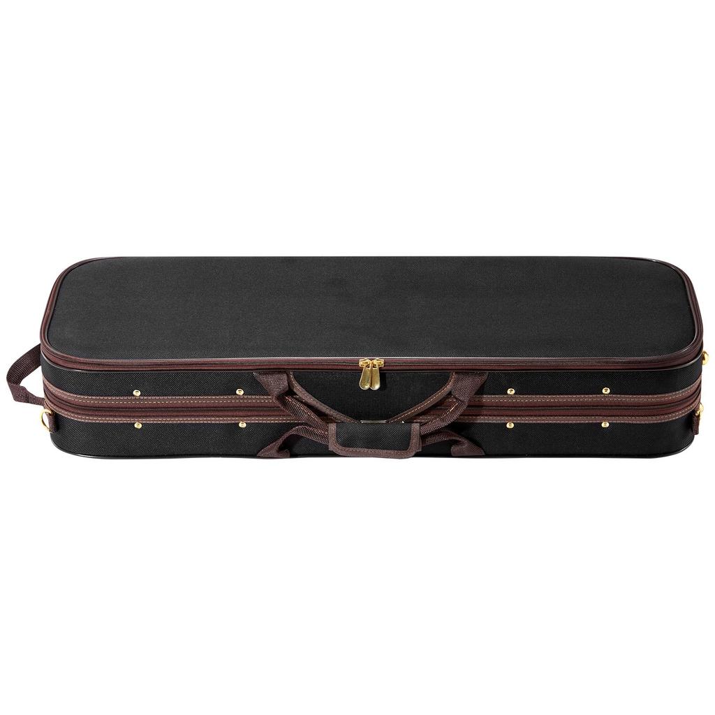 VEVOR 4/4 Full Size Violin Case, Built-in Hygrometer, Lightweight Portable Travel Carrying Bag, with Plush Lining, Shoulder Straps, Anti-Scratch