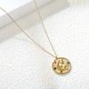 Moon Star Pendant Necklace Ladies Pendant Necklace Elegant Golden Stainless Steel Non Fade Necklace Luxury Jewellery Gifts