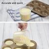 Kitchen Food Grade 0.25L 0.5L 1L Plastic Tip Mouth Pot Pour Spout Clear Measuring Cup Household Baking Scale Cup Kitchen Tool