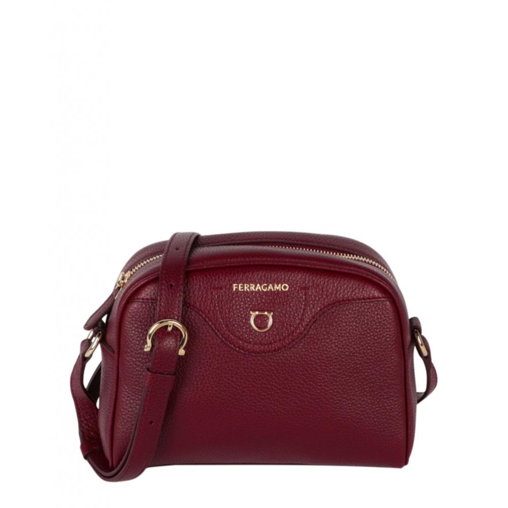 

Salvatore Ferragamo Travel Camera Crossbody Bag Burgundy