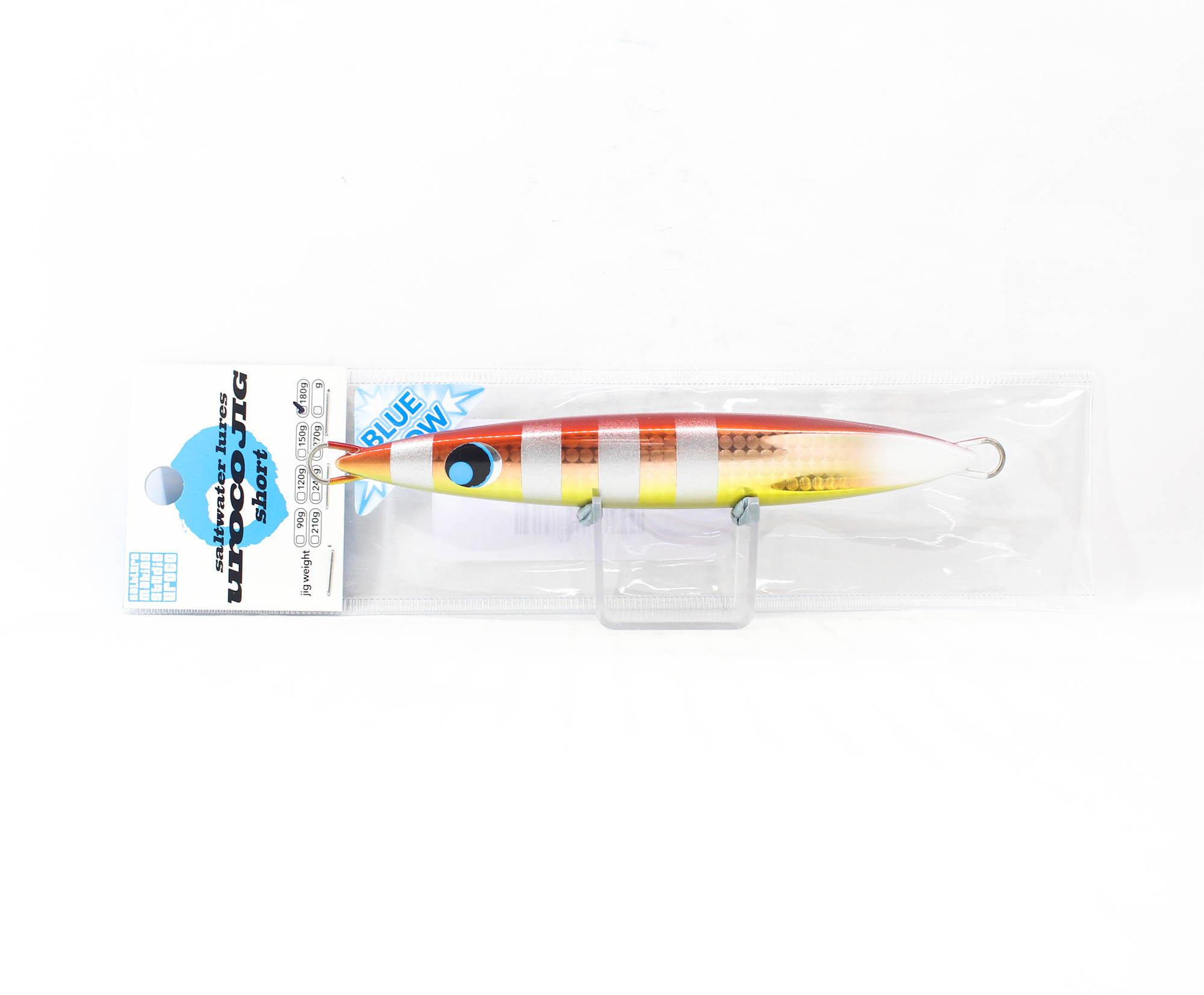 

Uroco Metal Jig Uroco Short 180 grams Blue Glow Akakin (0087)