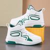Boys Leather Sneaker Children Shoes 4 To 12 Years PU Autumn Kids Footwear Sports Tennis Casual High Top Sneaker for Boy