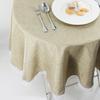 Ubrus Kulatý Khaki Šedá Krajka Elegantní Ubrusy Povlak na jídelní stůl Utěrka Domácí hotelový textil pro svatební událost Dekorace hotelu