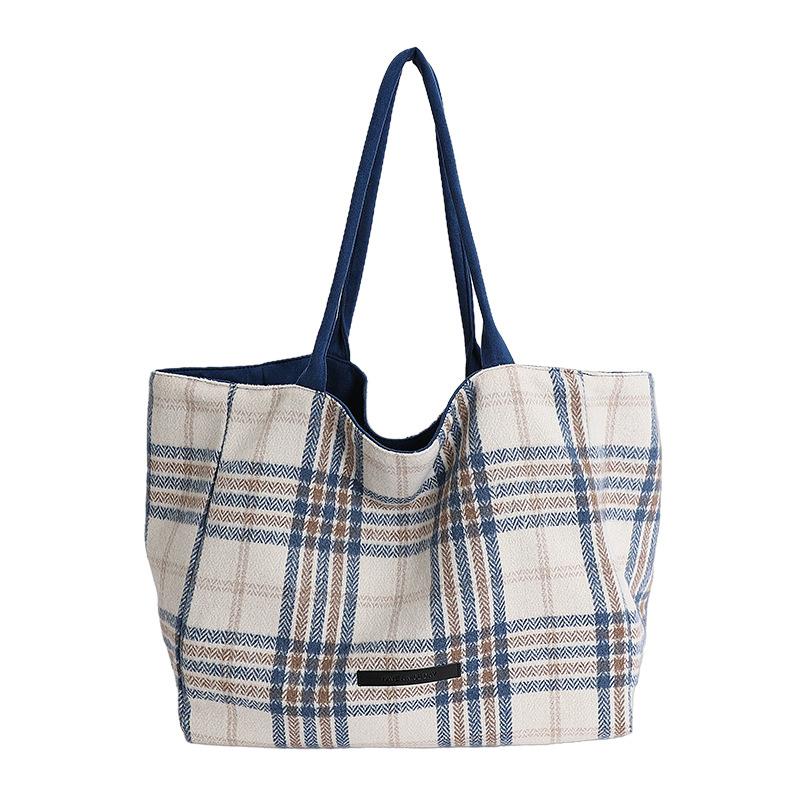British-style Double Bread, Large-capacity, Laid-back Tote Bag