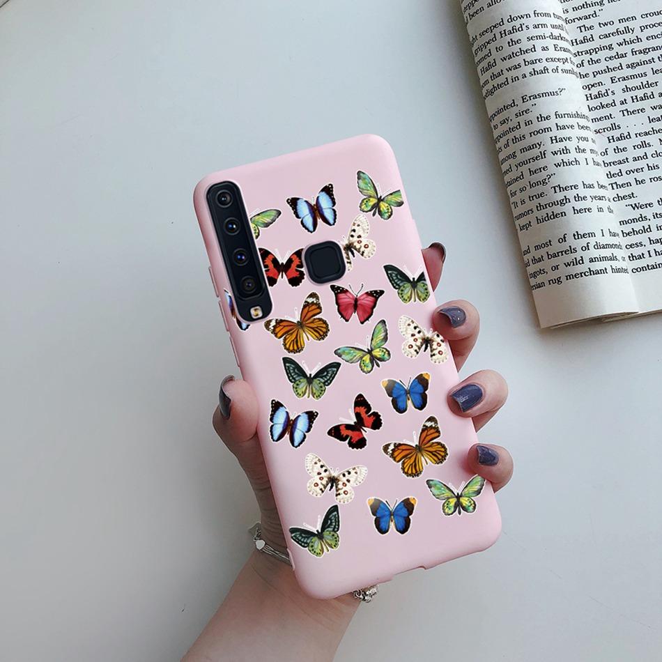 Flower Phone Case For Samsung A9 2018 A920 SM-A920F Back Cover Silicone Painted Soft Fundas for Samsung Galaxy A9 A 9 2018 Cases