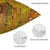 Wheatfield With Crows Van Gogh Pillowcase Polyester Cushion Cover Decorative Oil Painting Throw Pillow Case Cover Home 40X40cm