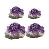 Natural Amethyst Geode Druzy Cluster Specimen Gem Spiritual Lucky Amethyst Bookends Crystal Agate Stone Rocks