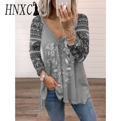Damenmode Casual Sommer Sommer Frühling Kurzarm V-Ausschnitt Blusen & Hemden