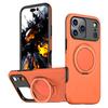 Matte Soft Silicone 360° Ring Rotate Bracket Magnetic For Magsafe Case For iPhone 17 Air 16 15 14 Plus 13 12 Pro Max 11 XR Cover