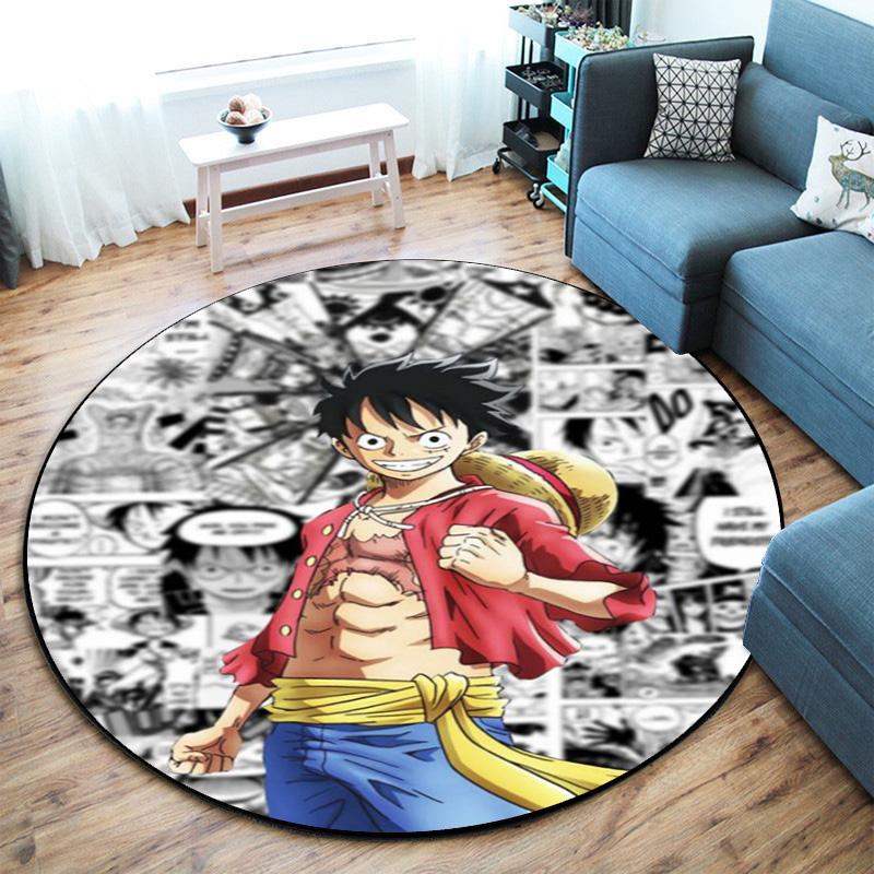 Scimmia D Carina. Tappeto Luffy dal manga giapponese ONE PIECE è morbido, per la casa, la camera da letto, decorazione zerbino, e tappeto antiscivolo E9