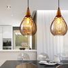 Modern Creative European Water Wave Glass Chandelier LED E27 Living Room Dining Room Kitchen Cafe Interior Lighting Fixture