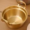 Korean Ramen 20CM Noodle Pot Double Handle Household Ramen Pot Ramen Bowls Kitchen Cooking Tools Kitchen Supply