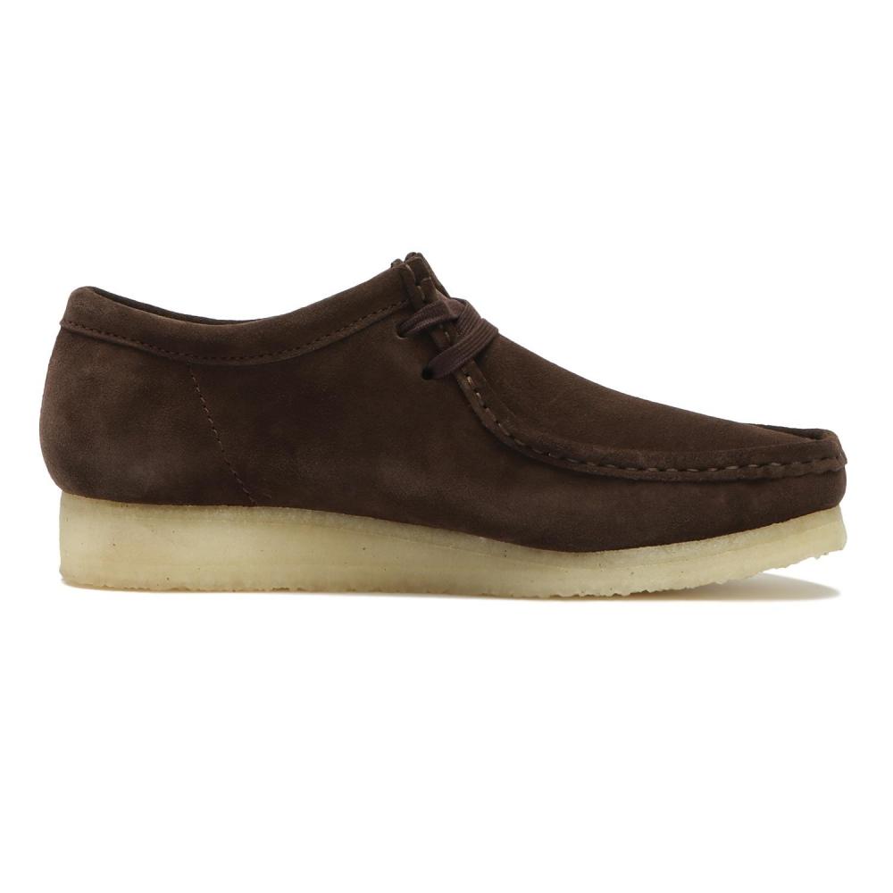 Clarks Wallabee 261566067 Dk Brown Suede