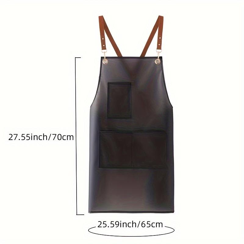 New Apron Waterproof And Oil-proof Strap Fashionable Korean-style Overalls Household Kitchen Cooking Women's TPU Work Clothes