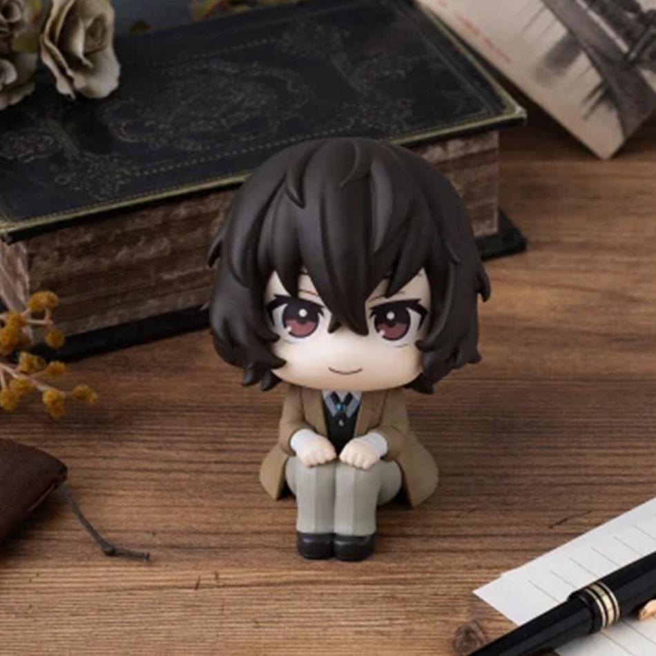 Figurină de Acțiune Originală MegaHouse Look up Bungo Stray Dogs dazai osamu & Nakajima Atsushi 10Cm Model Versiune Q Jucării Anime