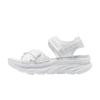 Sport Comfort Solid Color Velcro Open Toe Beach Sandals Women Sandals 163585-WHT