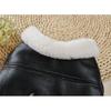 Flying Eagle PU Dog Clothes Plus Velvet Warm Pet Dog Coat Winter Thicken Leather Puppy Jacket Clothes For Small Medium Dogs Cats