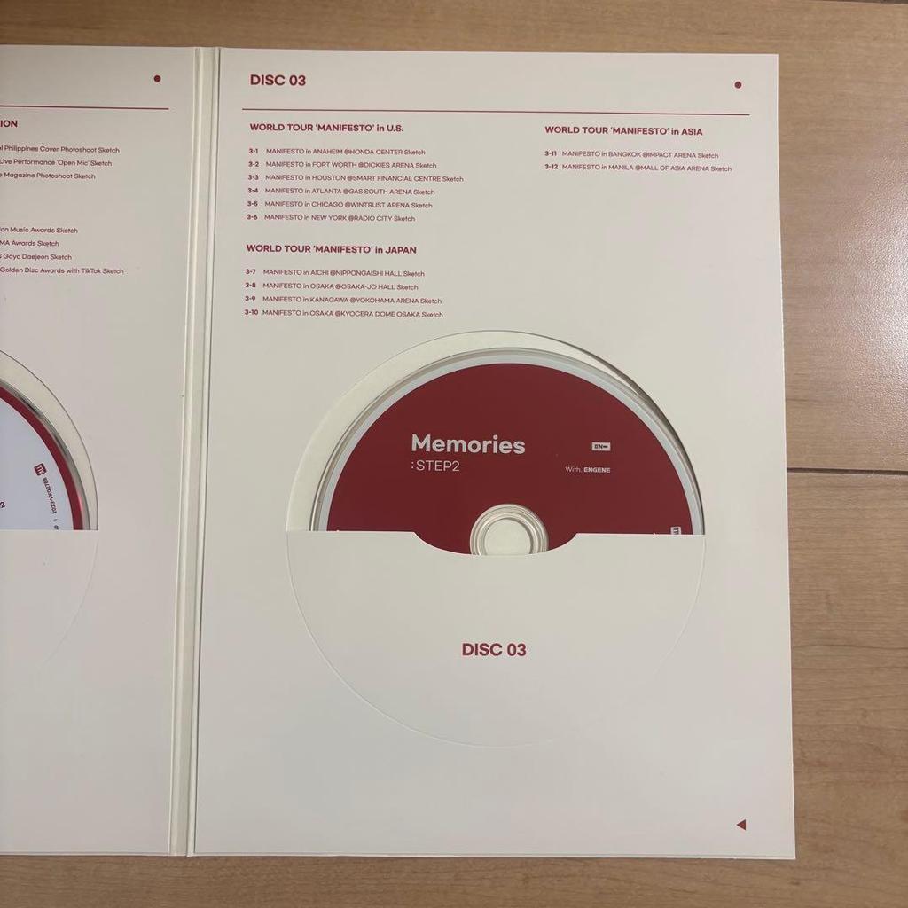 [USED] ENHYPEN Memories: STEP2 DVD Sunwoo Trading Card