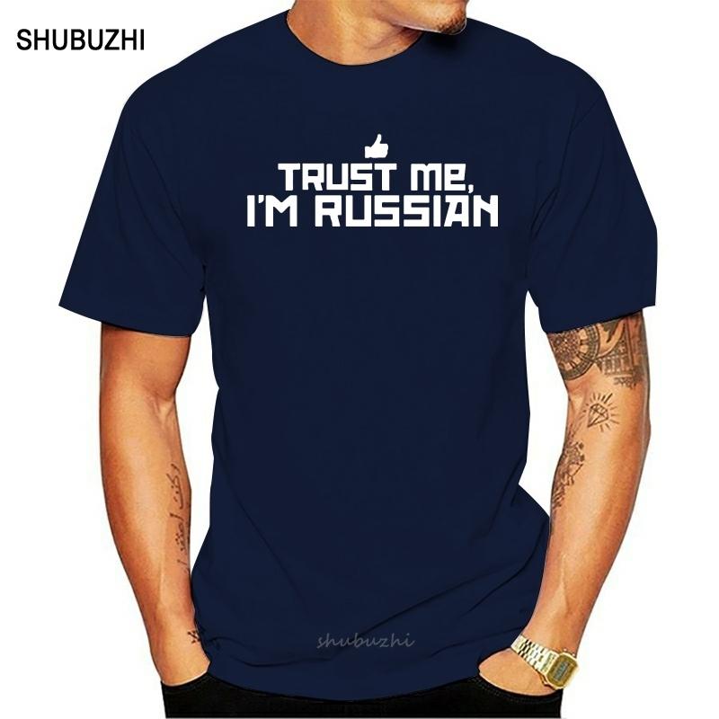 Print Summer Trust Me Im Russian Russia Person Country Cult T Shirt Kawaii Outfit Adult Tshirts Green Clothes Top Quality S