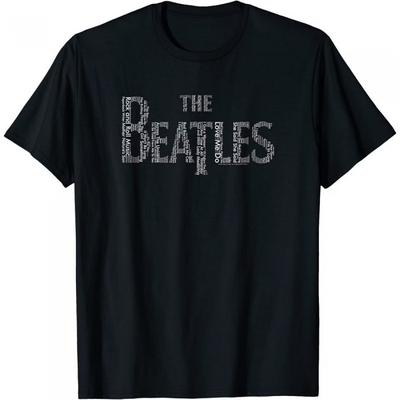 The Beatles Unisex-Erwachsene Drop T Logo T-Shirt