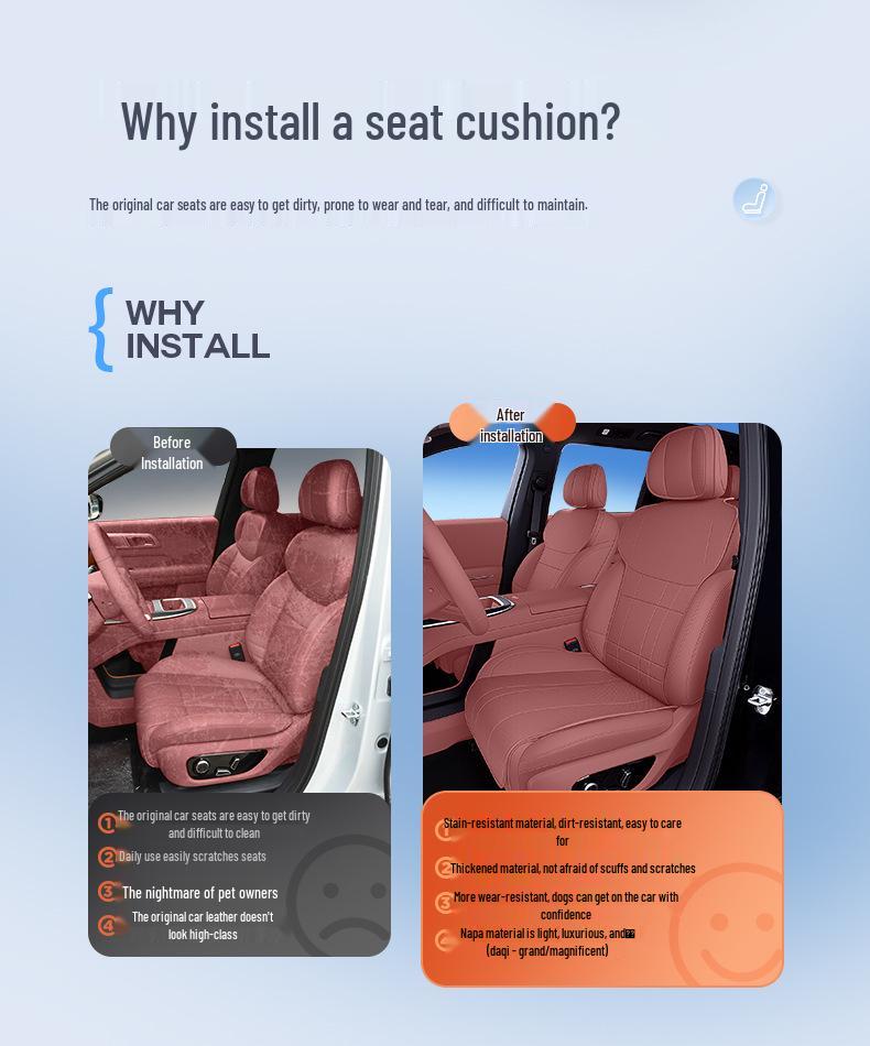NIO ES8 Seat Cushion: Breathable, Four-Season, 26-Style Car Interior Cover