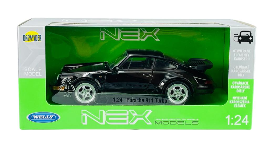 WELLY PORSCHE 911 964 TURBO BLACK 1:24 24023