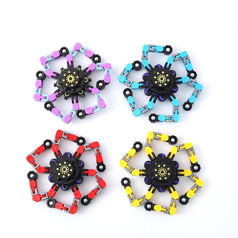 Deformable Mecha Gyro Finger Spinner - Stress Relief Toy