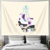 Wall Tapestry Aesthetic Room Decor Vintage Skateboard Graphic Art Hanging Decor Dorm Room Decor Teen Girls Gift Skateboarder Wal