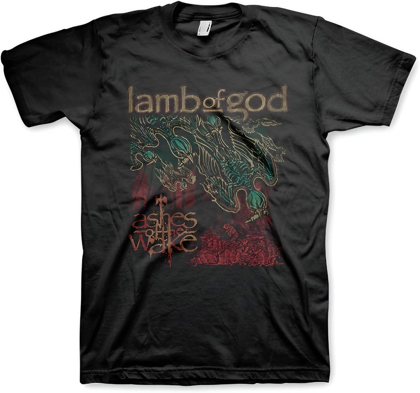 

Lamb of God Men s Ashes of The Wake Album Cover T-Shirt Black _ Officially Licensed Merchandise L