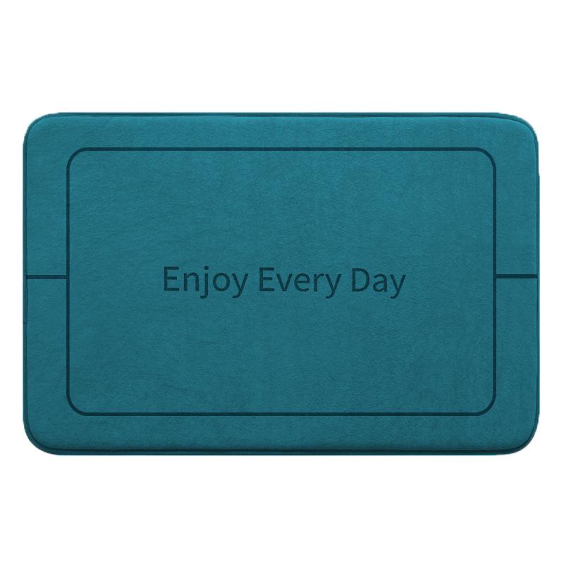 Absorbent Floor Mat Bathroom Door Mat Bathroom Non-slip Mat Household Quick-drying Foot Mat Door Mat