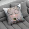 Manga CCodename Anastasia Pillow Case Square DoubleSided Printing Short Plush Sofa Cushion Cover Bedroom Bedside Pillow