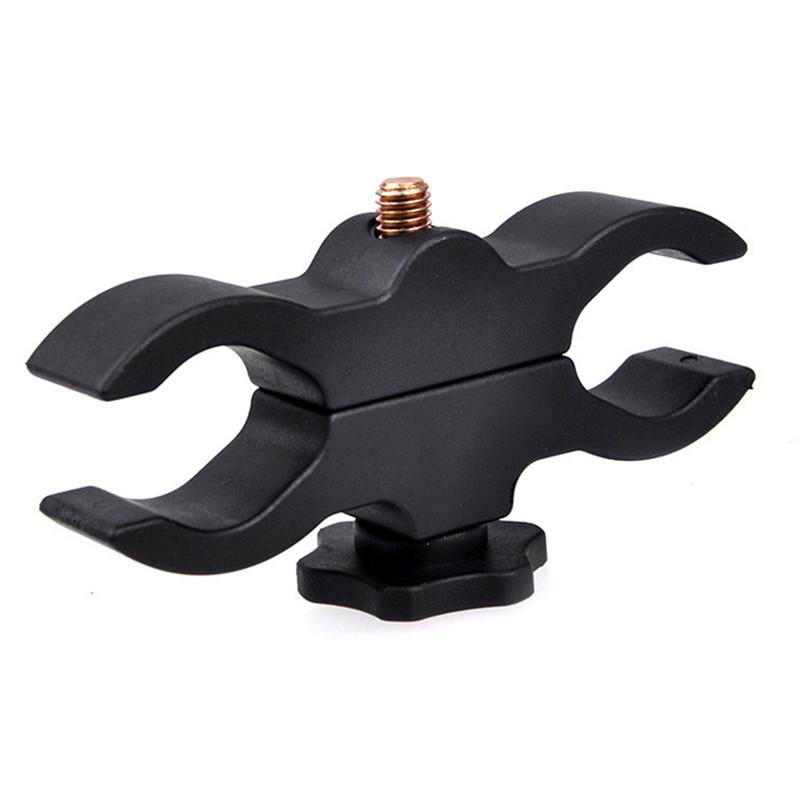 Upgrade LED Flashlight Mount Bracket Flash Torch Holder Front Light Clip Clamp Lantern Tactical Hunting Gun