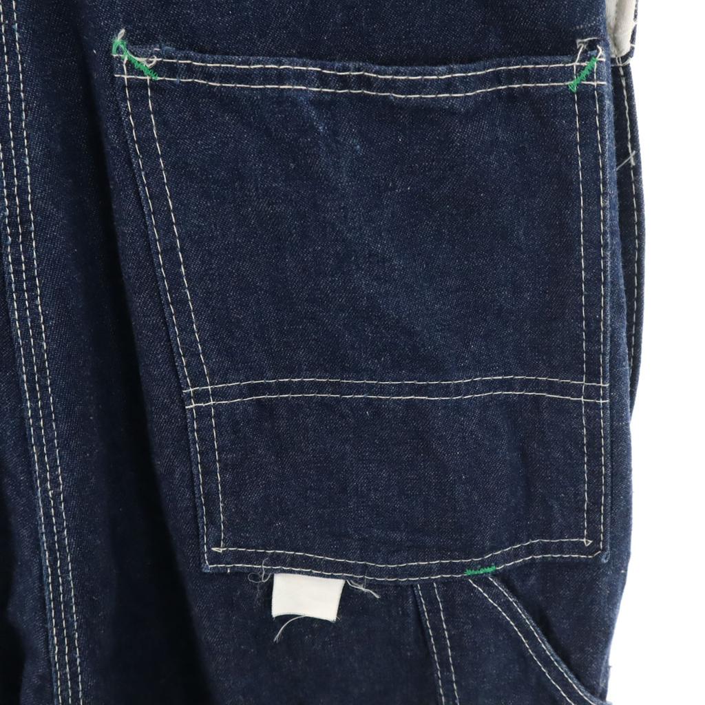 BIG SMITH Anii '80 '90 Fabricat în SUA Vechi salopetă din denim Albastru Indigo Pictor Femei Folosit