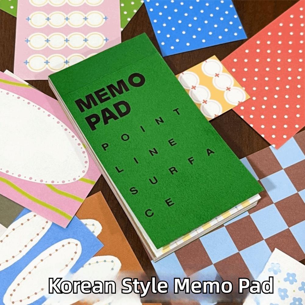 High Quality Multi Element Memo Book DIY Decorative Materials Stationery Handbook Record Non Sticky Memo Pad Student Stationery