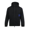 Equestrian Knight Motif Zipped Hooded Jacket 81041061