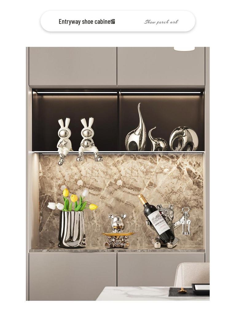 Dekoracja Jelenia Biała Porcelana Dekoracja Domu do Salonu lub Gabloty na Wino