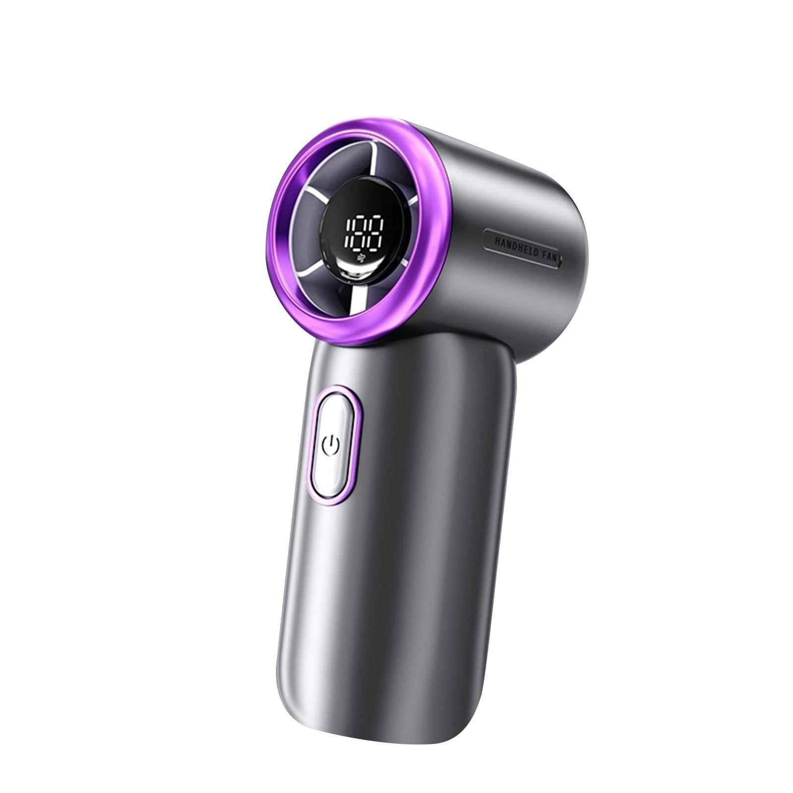 

Портативный уличный ручной вентилятор, светодиодный цифровой дисплей, долговечный высокоскоростной вентилятор с несколькими режимами One Size