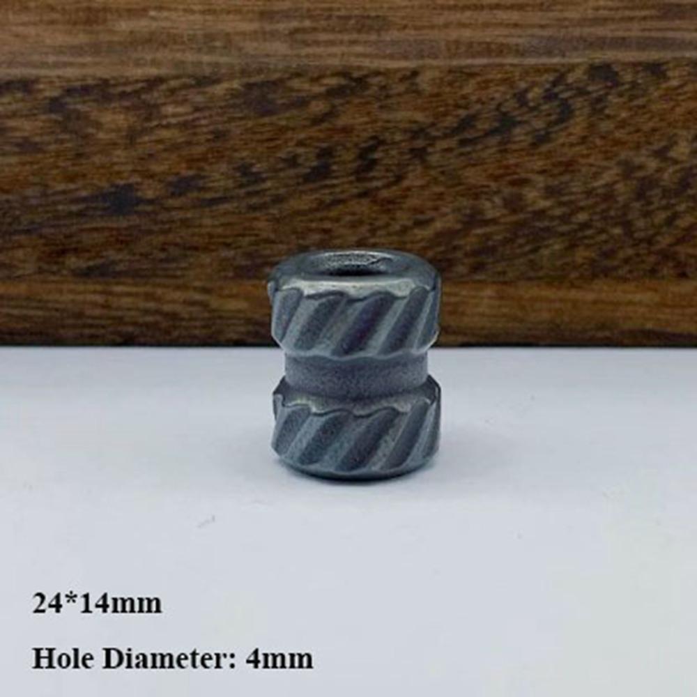 DIY Jewelry Accessories Retro Sculpture Bead Charms Brass Paracord Bead  EDC Outdoor Tool